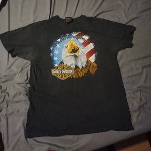 vintage harley davidson tshirt a cry for freedom dennis dwyer 1988 Women's XXL.